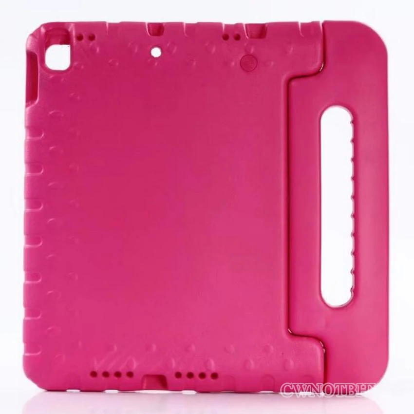 EVA Foam противоударный чехол для iPad 10,2 7th Gen /iPad air 10,5 iPad Pro 10,5 Funda Coque детская ручка подставка защитный чехол - Цвет: Розово-красный