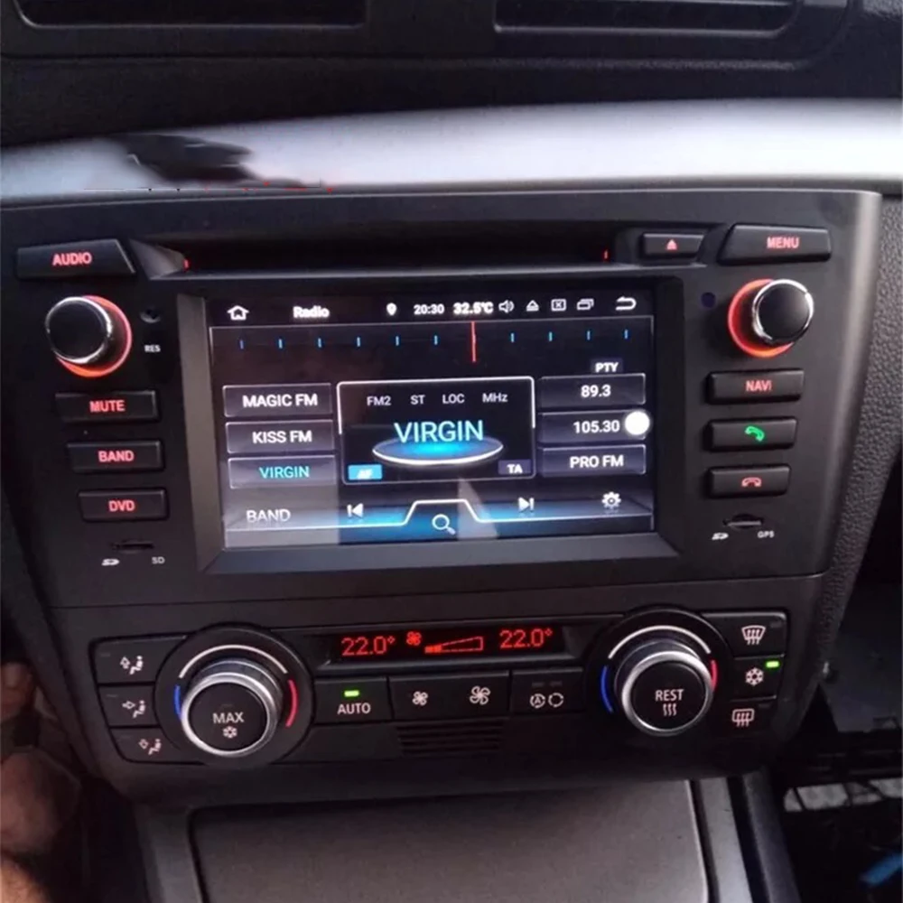Автомобильный мультимедийный плеер стерео GPS DVD радио навигация Android экран для BMW 1