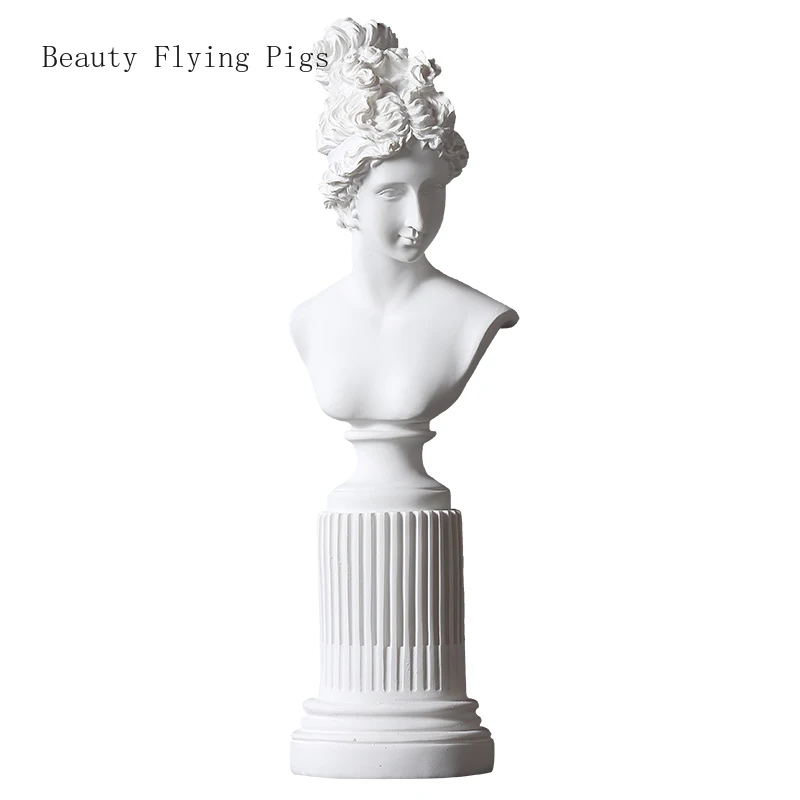 

Light luxury Santa Claus half-length figure statue Nordic creative artist living room study office fine decoration ornaments