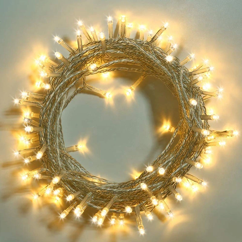 Рождественская сказочная гирлянда с питанием от батареи светодиодная 2 м 3 4 5 10