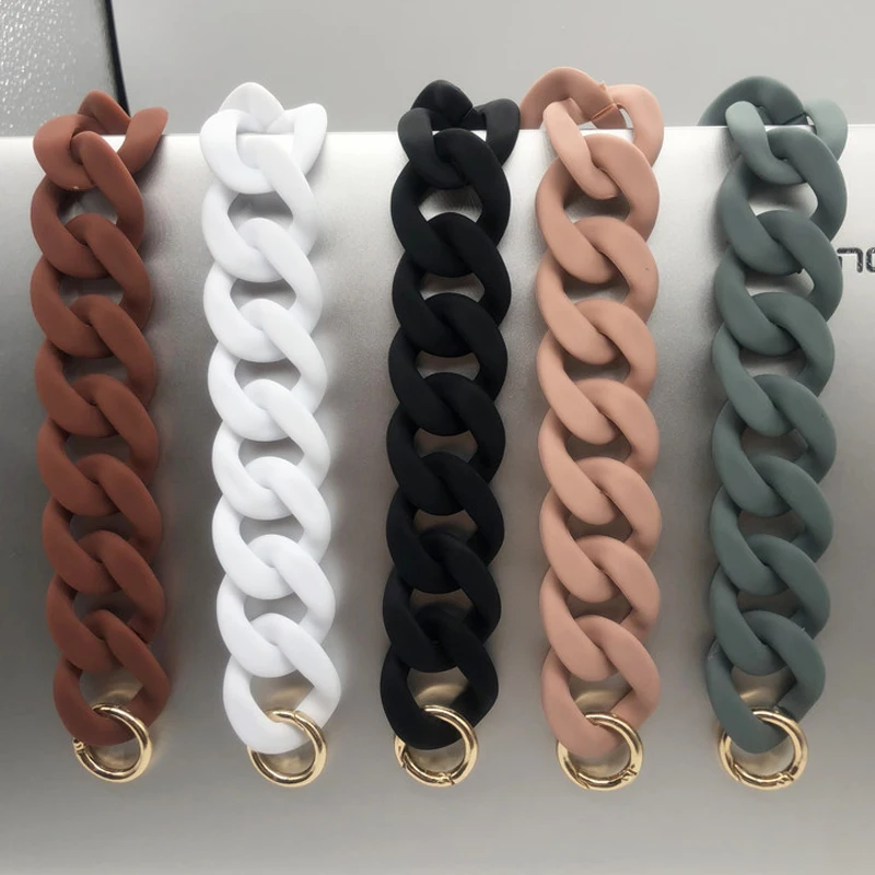 Съемный сменный ремешок для сумок модный саквояж из акриловой смолы в виде