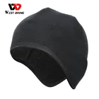 Мужская, женская зимняя теплая флисовая велосипедная шапка, ветрозащитный головной убор для бега, катания на лыжах, мотоциклистов, женский головной убор для езды на горном велосипеде