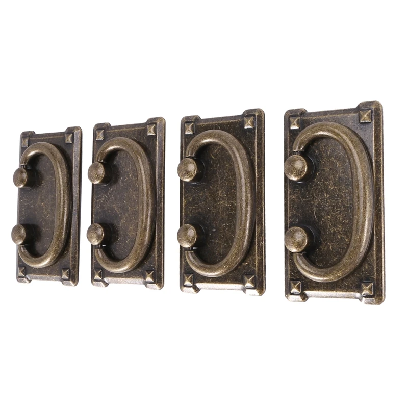 

4 шт., винтажные Антикварные держатели для мебели