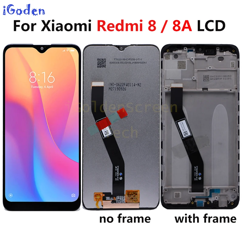 Оригинальный ЖК-дисплей с рамкой для Xiaomi Redmi 8A сенсорный экран дигитайзер в сборе