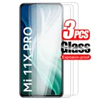 3 шт. Защитное стекло для Xiaomi 11X Pro закаленное стекло Xaomi Xiami Xiomi Mi 11 X Mi11X 11XPro защита для экрана Защитная пленка