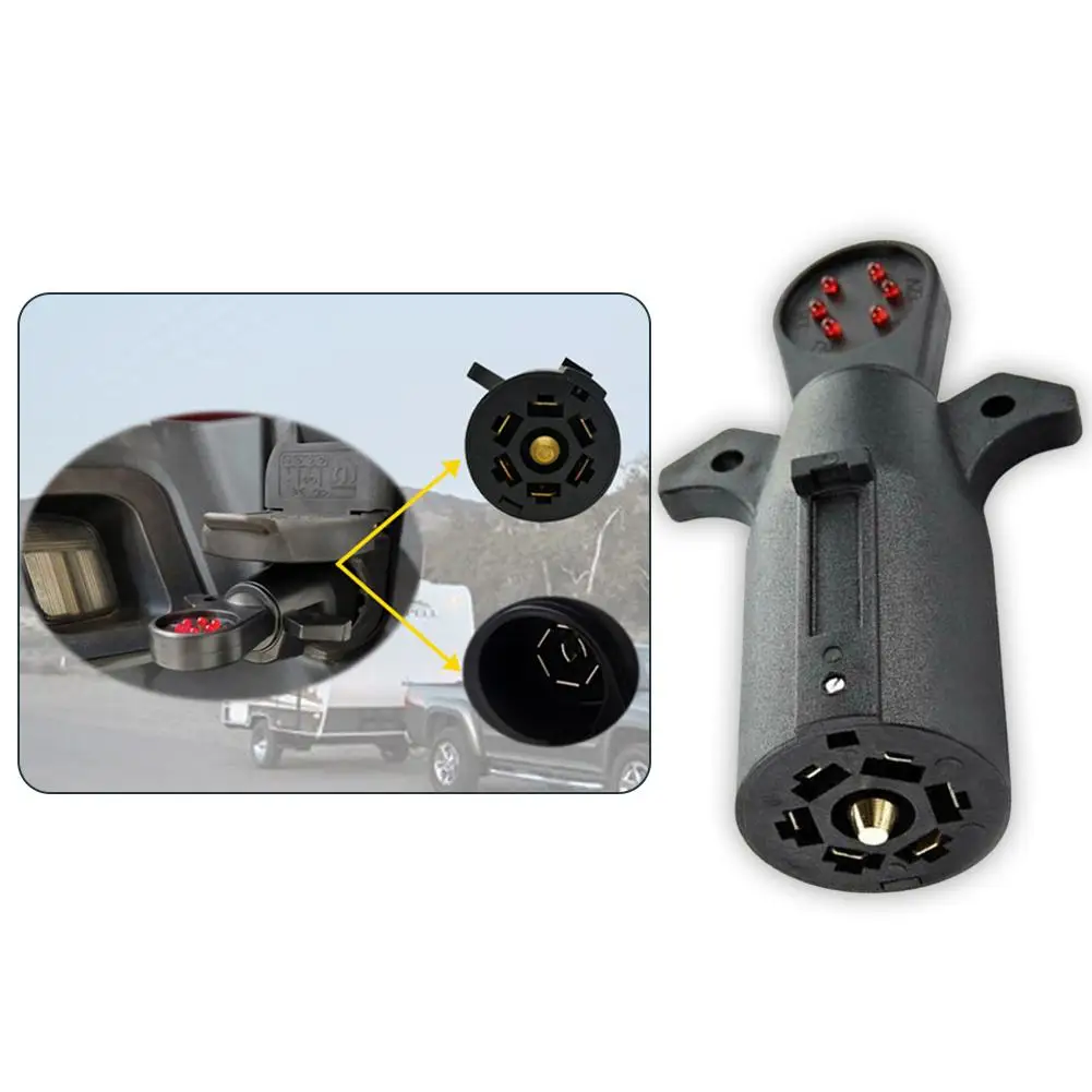 Американский 7 контактный детектор штепсельной вилки обнаружение боковой