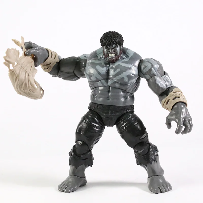 

Подлинная серая экшн-фигурка Marvel Халк из ПВХ, Коллекционная модель игрушки
