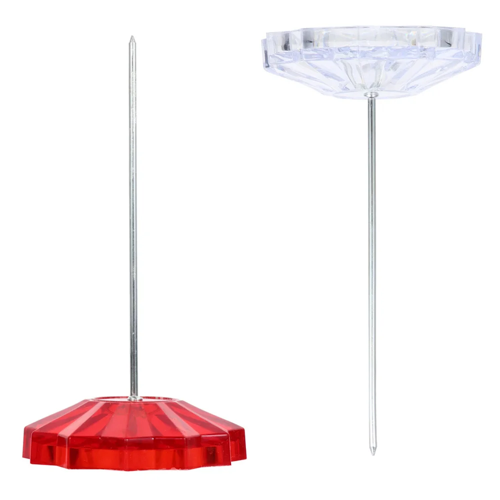 

2Pcs Straight Rod Paper Holder Versatile Spike Pole Check Spindle