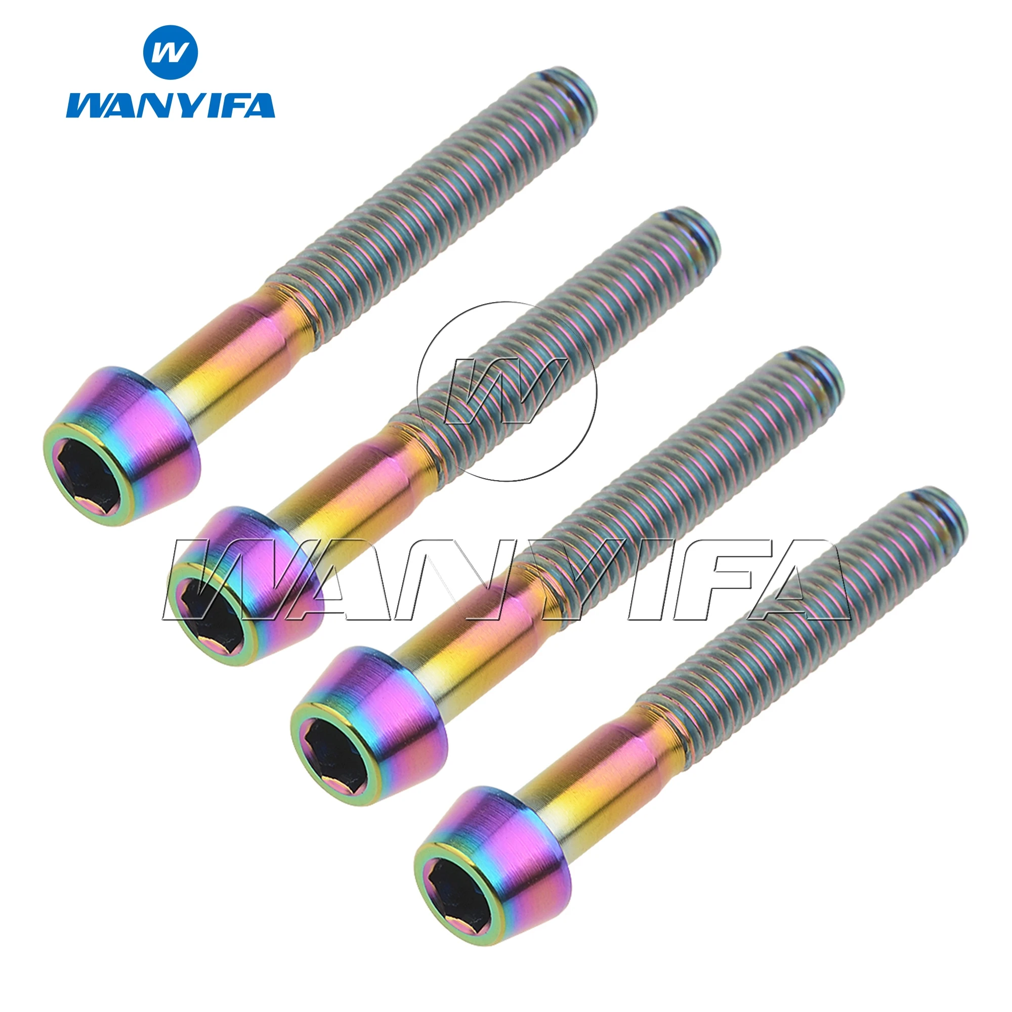 Титановый титановый болт с шестигранной головкой Wanyifa M5x35mm для гарнитуры
