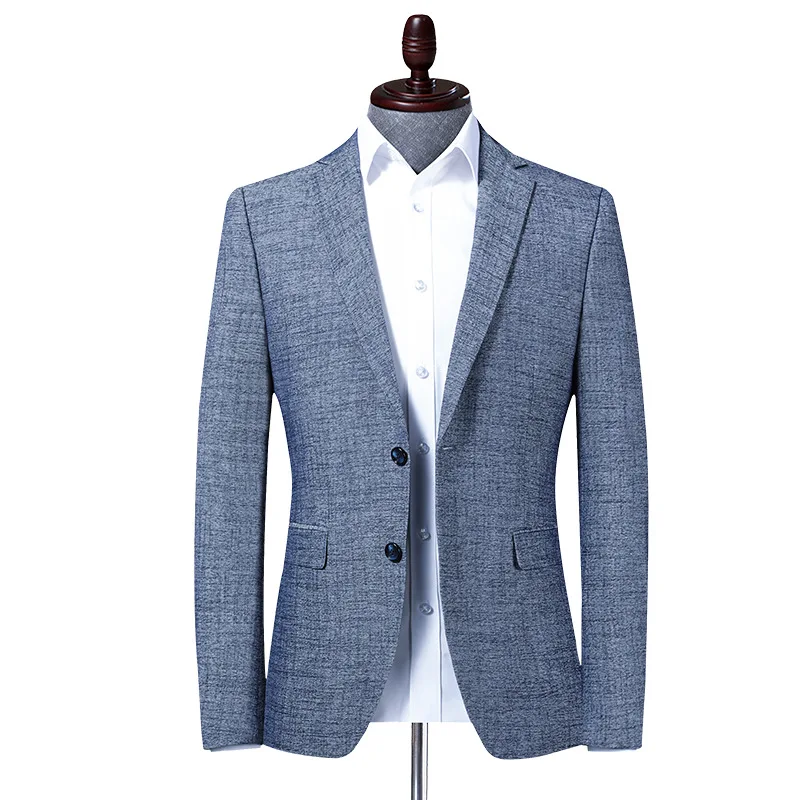 

2021 Men's Spring New Slim Plaid blazer Youth Casual Business Boutique blazer