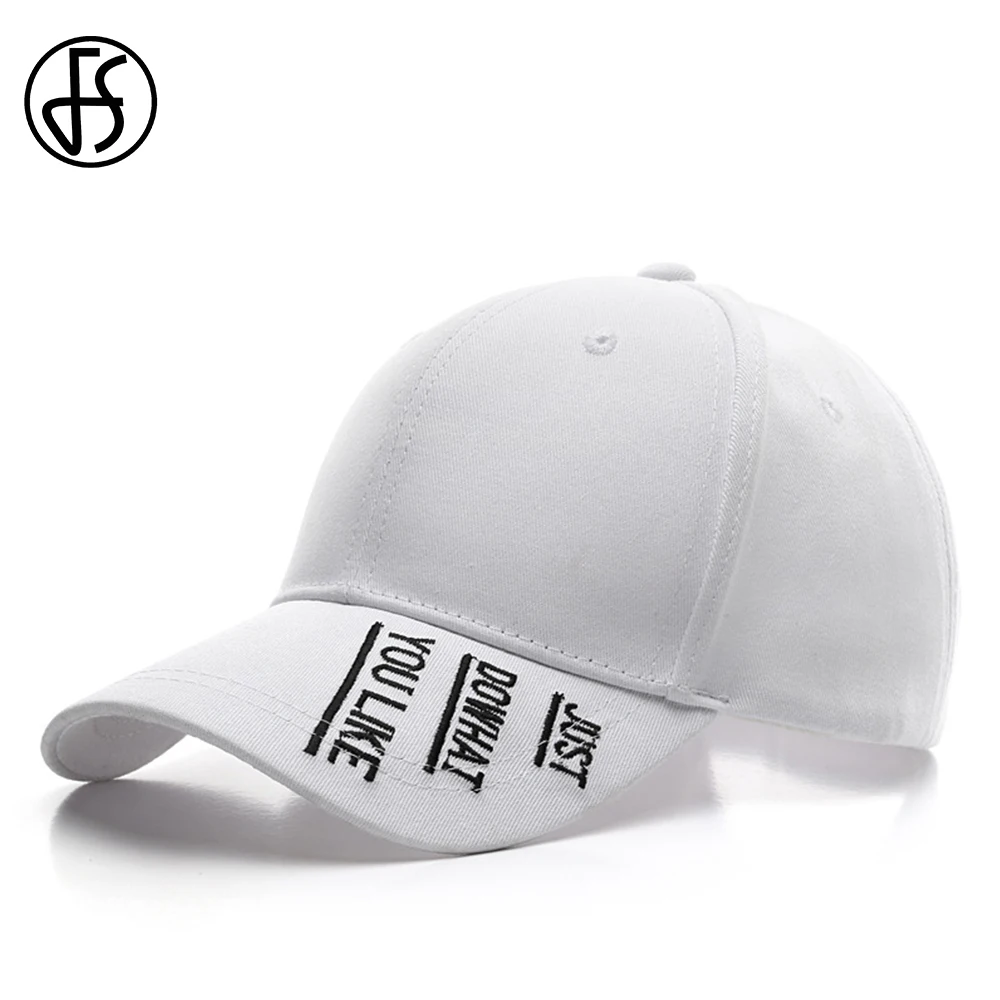 Женская бейсбольная кепка FS черная белая розовая Кепка в Корейском стиле с