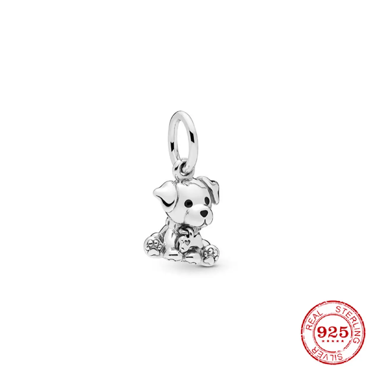 

Dijes de pulsera de Pandora originales para mujer, cuentas de animal PEQUEO de plata de ley S925, joyera para mujer, regalos p