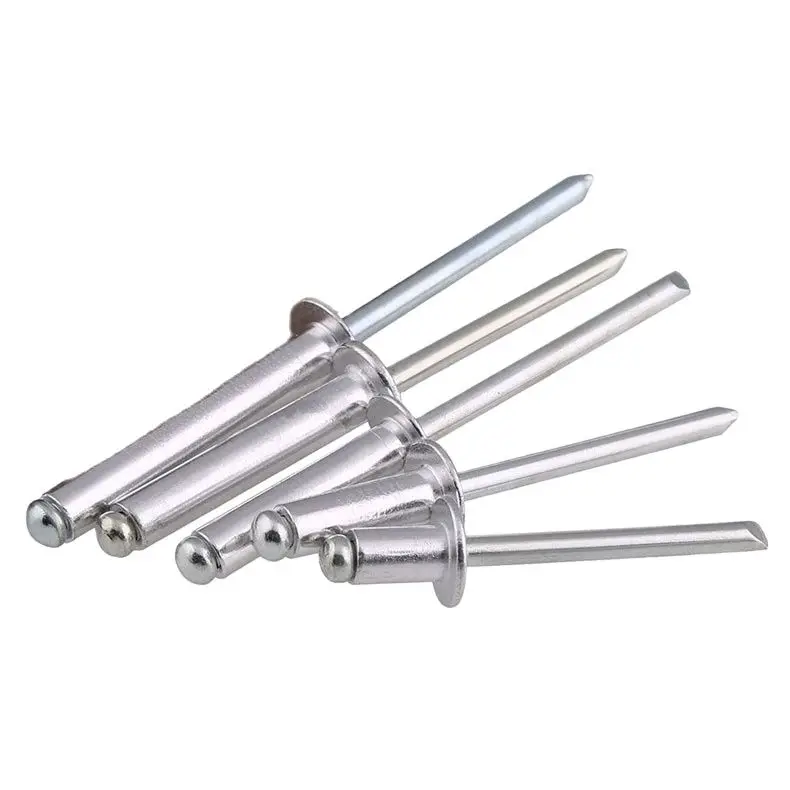 Заклепка с круглой головкой из алюминия заклепка вытянутым сердечником серия 50