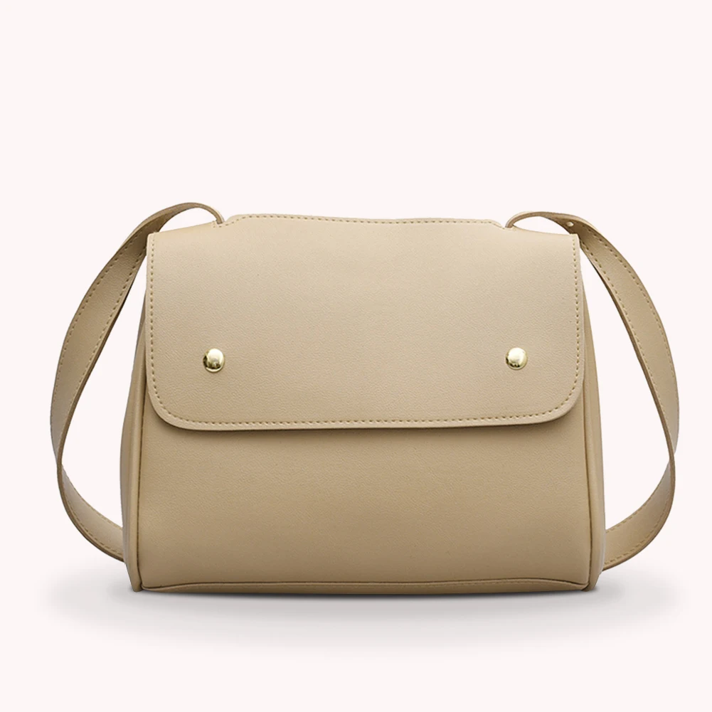 

PU Leather Crossbody Bags SimpleSolid Color Summer Totes Solid Satchel Daily Simple Totes for Women 2020 Trend