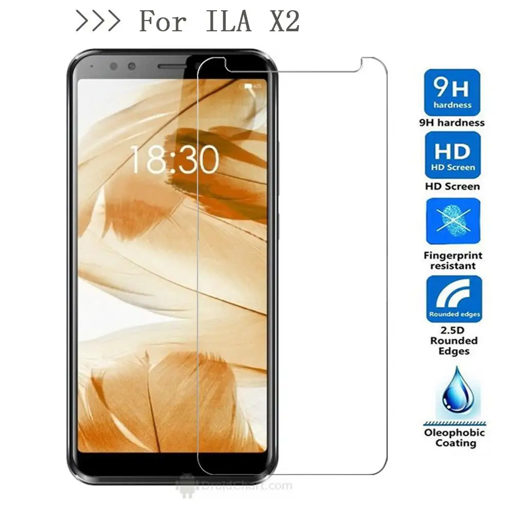 iLA X2 Для iLA S1 King Kong 8X 7R X2 взрывозащищенный Защитный протектор экрана для iLA X1 7P 7S R1 Шелковый смартфон закаленное стекло - Цвет: iLA X2