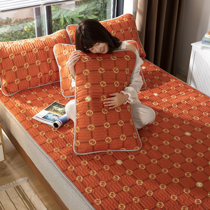 Комплект из 3 предметов прохладная латексная кровать коврик для летние мягкие