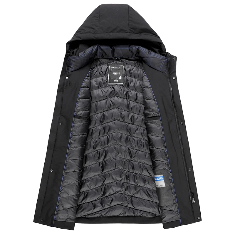 

Plus size 10XL 8XL 6XL 5XL 2019 New Winter Warm Fashion Casual Coat Men Jacket Warm Windproof Hood Men Parkas High Quality Coat