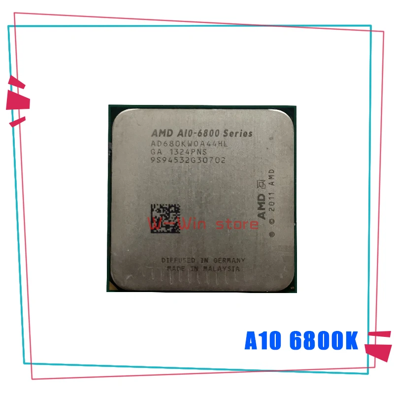 AMD A10-Series A10-6800K A10 6800K A10 6800 4,1 ГГц Quad-Core Процессор процессор AD680KWOA44HL гнездо FM2