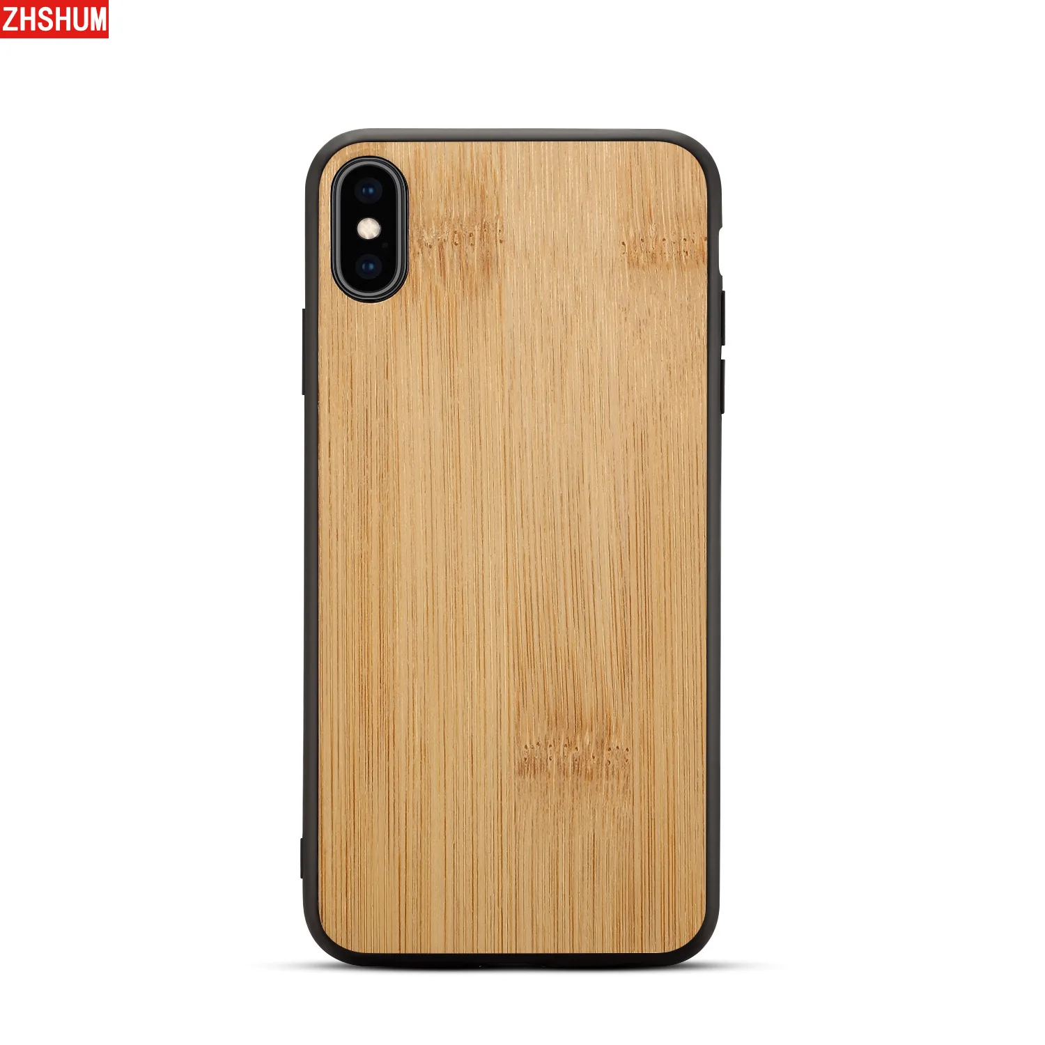 Деревянный картон для Iphone 11 Pro Max углеродного волокна Мягкий силиконовый бампер