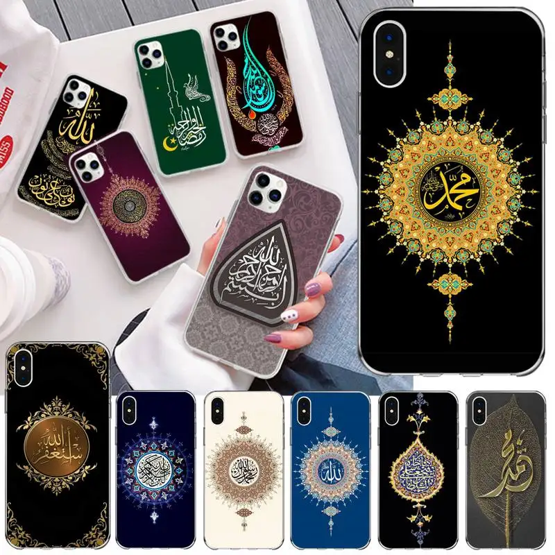 Muslim Islam Allah TPU black Phone Case Cover Hull for iPhone 11 pro XS MAX 8 7 6 6S Plus X 5S SE 2020 XR cover | Мобильные телефоны