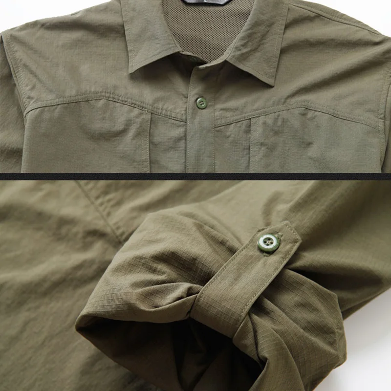 

PAVE HAWK Tactical Shirts for Men Outdoor Training Hunting Climbing Hiking Multipocket Sports Long Sleeve Breathable 4 Seasons