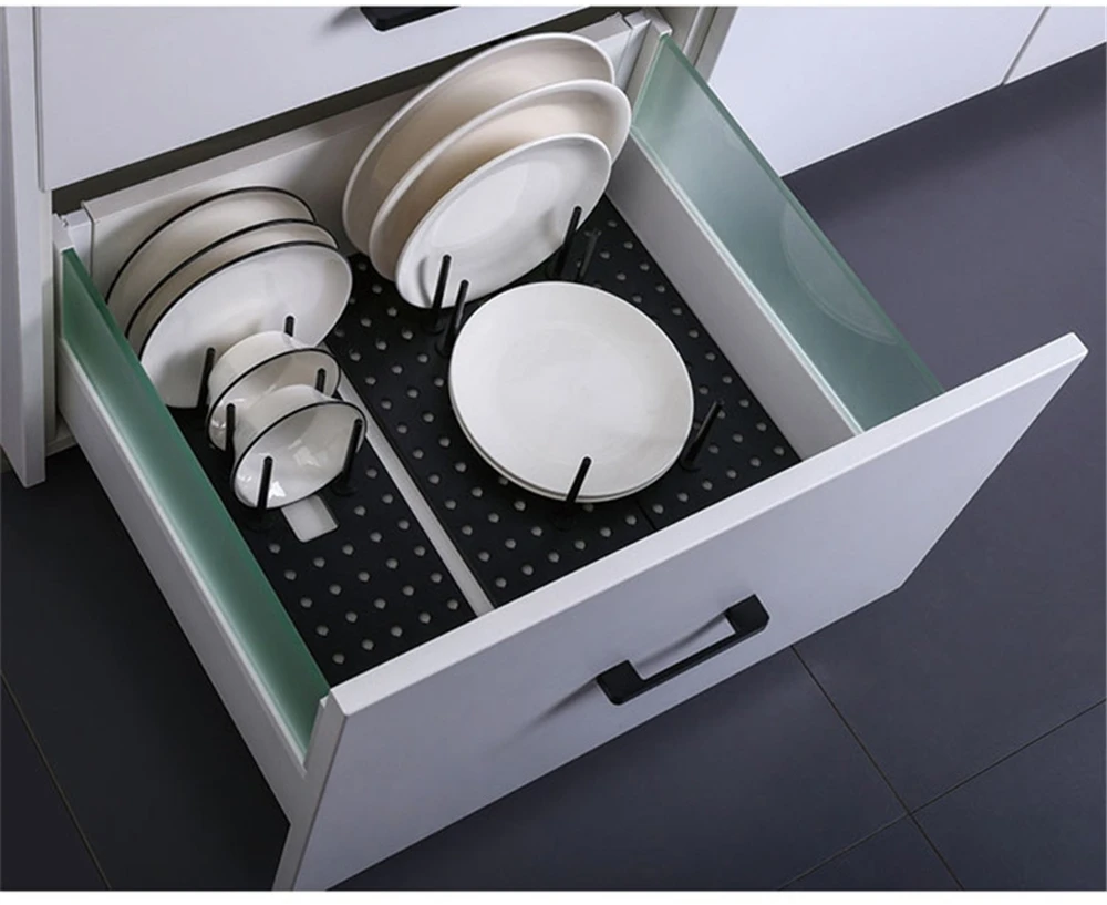 Kitchen dish drain rack retractable storage box drying tray Dropshipping | Дом и сад