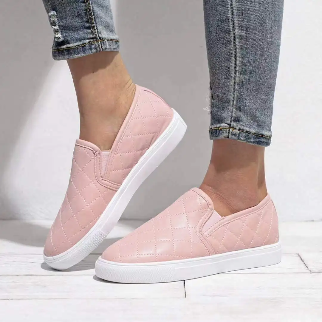 

Women's Sneakers New Autumn New Slip on Casual Shoes 37-43 Size Comfortable Waterproof Ladies Loafers Female Flat Shoes
