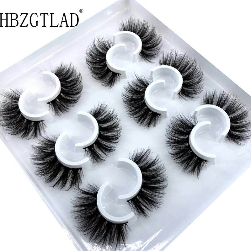 

NEW 6 pairs 8-25mm fake Eyelashes 100% Mink Eyelashes Mink Lashes Natural Dramatic Volume Eyelashes Extension False Eyelashes