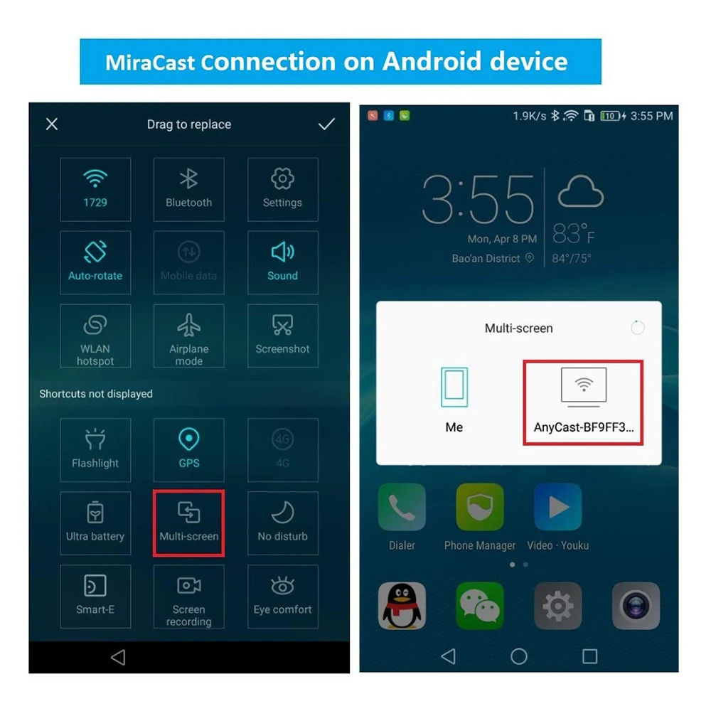 Адаптер PIXLINK M2 Plus Miracast Dongle для беспроводного дисплея адаптер HDMI TV Stick зеркальное