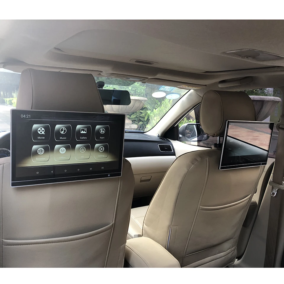 

2PCS 12.5 Inch Car Screen Android 9.0 Headrest With Monitor For Cadillac ATS XT6 CTS DTS Deville Escalade SRX XLR XTS XT5 SLS