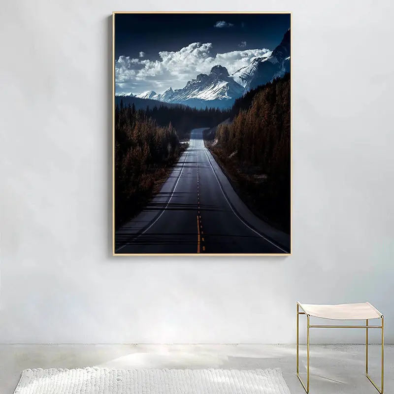 Дорожный пики фотография плакат настенный художественный холст Печатный пейзаж