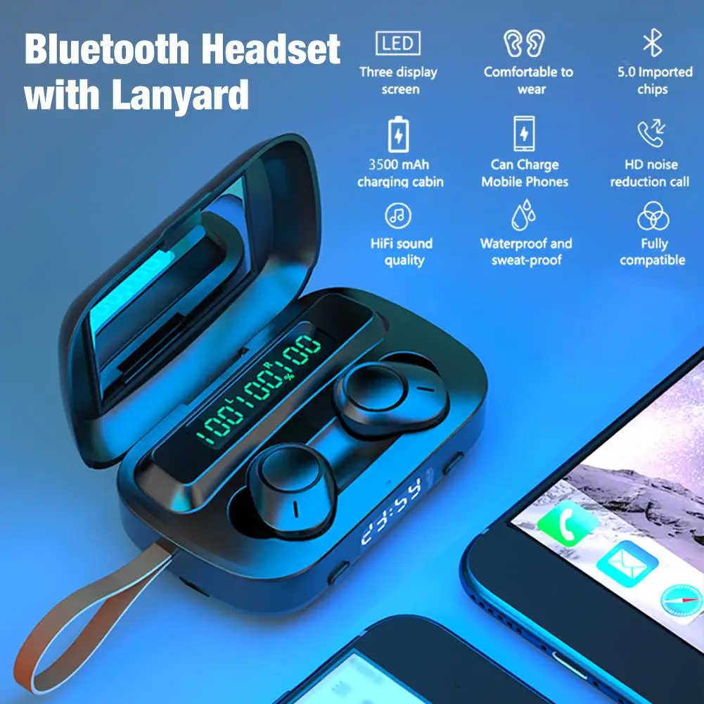 Bluetooth-наушники M13 5 1 водонепроницаемые 3 дюйма шт. | Электроника