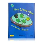 Интересные детские книги для чтения на английском языке с изображением пяти маленьких мужчин, Детские обучающие игрушки до K обучения