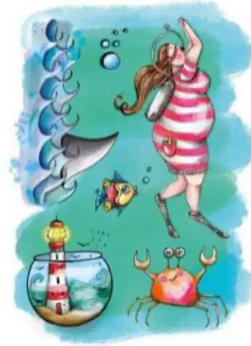 Печать/штамп прозрачный для подводного плавания из кремния для декорирования скрапбукинга/фотоальбома M1347.