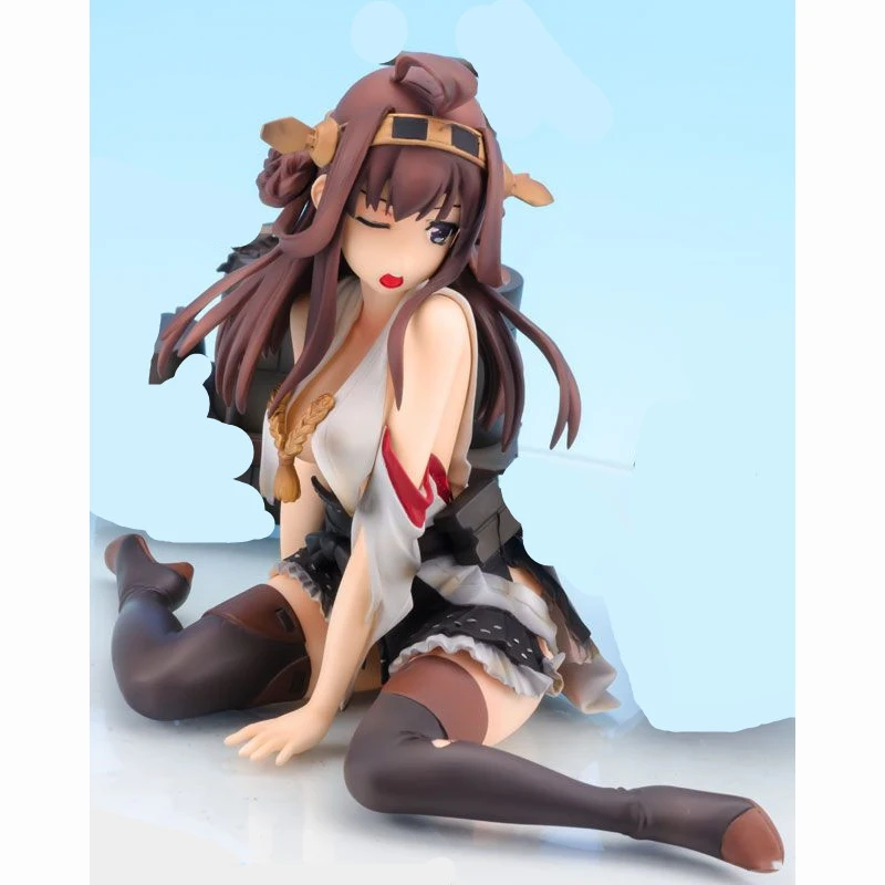 

12cm Kantai Collection Kan Colle Kongou Action Figure Anime 1/7 Taiha Ver. Wreck PVC Collection Model Dolls Toys for Boys Gifts