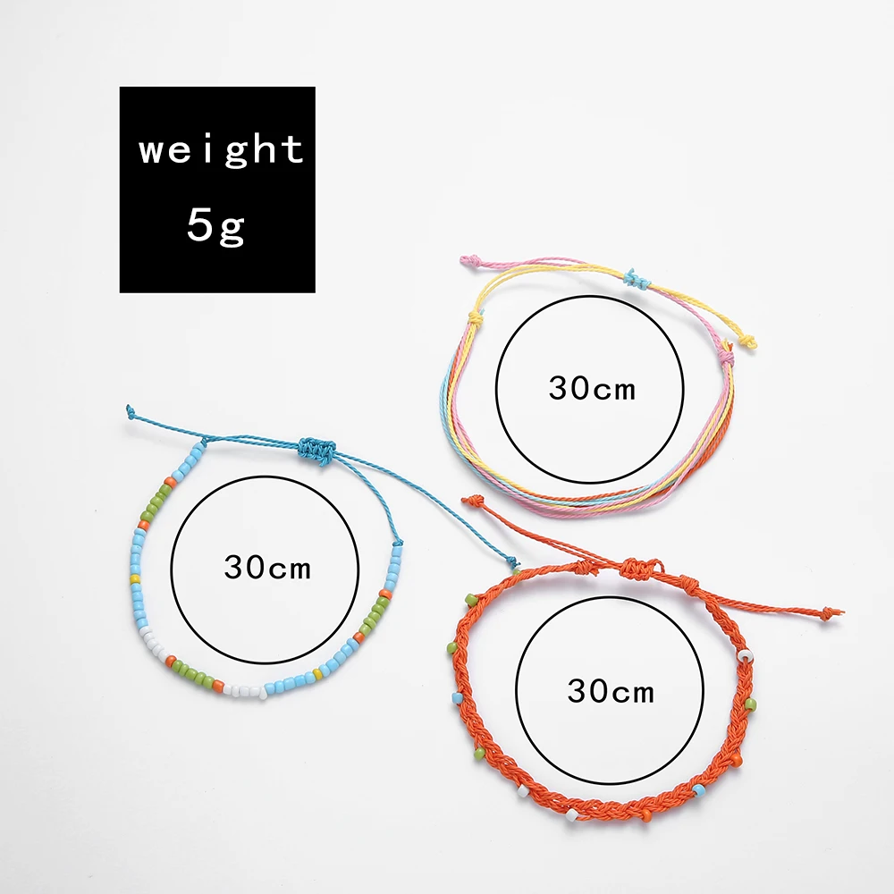 Браслеты для ног Многослойные женские винтажные анклеты с подвесками в стиле