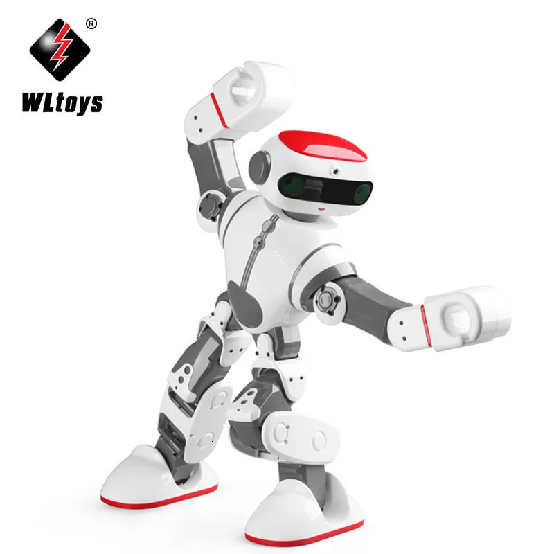 WLtoys F8 Dobi Интеллектуальный гуманоид RC робот Голосовое управление RC робот с танцами/краской/йогой/рассказом радиоуправляемая Игрушечная модель