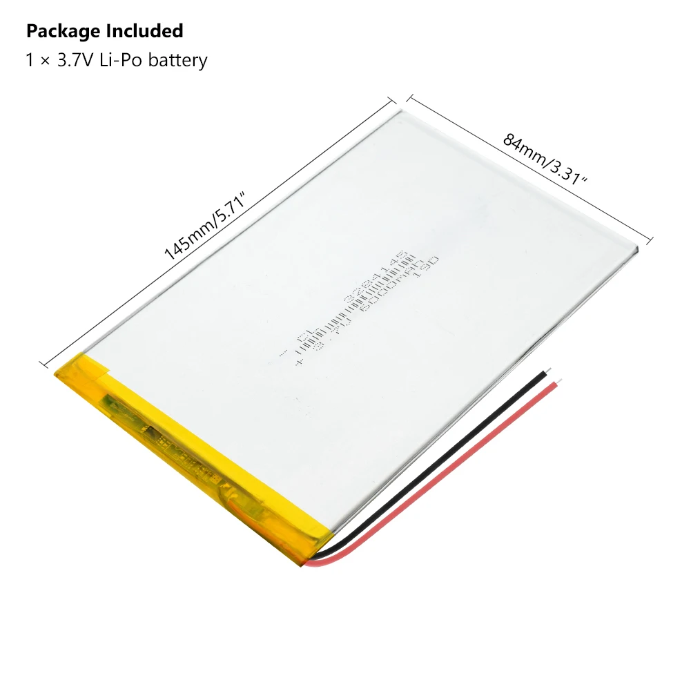 YCDC 3 7 V 3284145 Li-Po батарея резервного питания 6000mAh планшетный ПК высокой емкости iPad PDA
