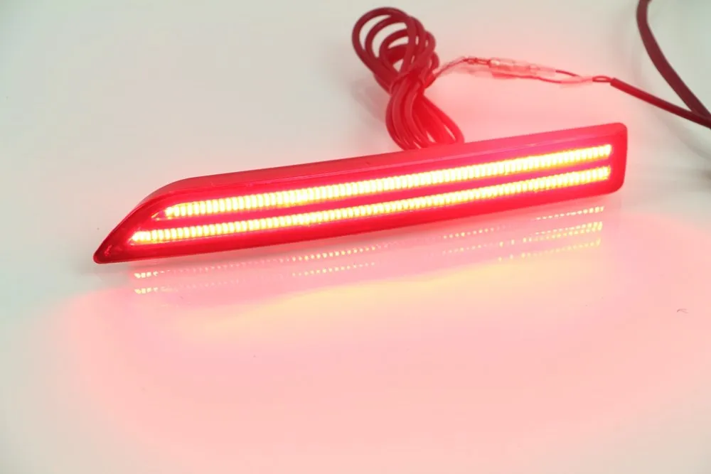

Eosuns Led Night Running Light + Brake Light + Turn Signal, Rear Bumper Light for Nissan Murano 2015-16, Wireless Switch