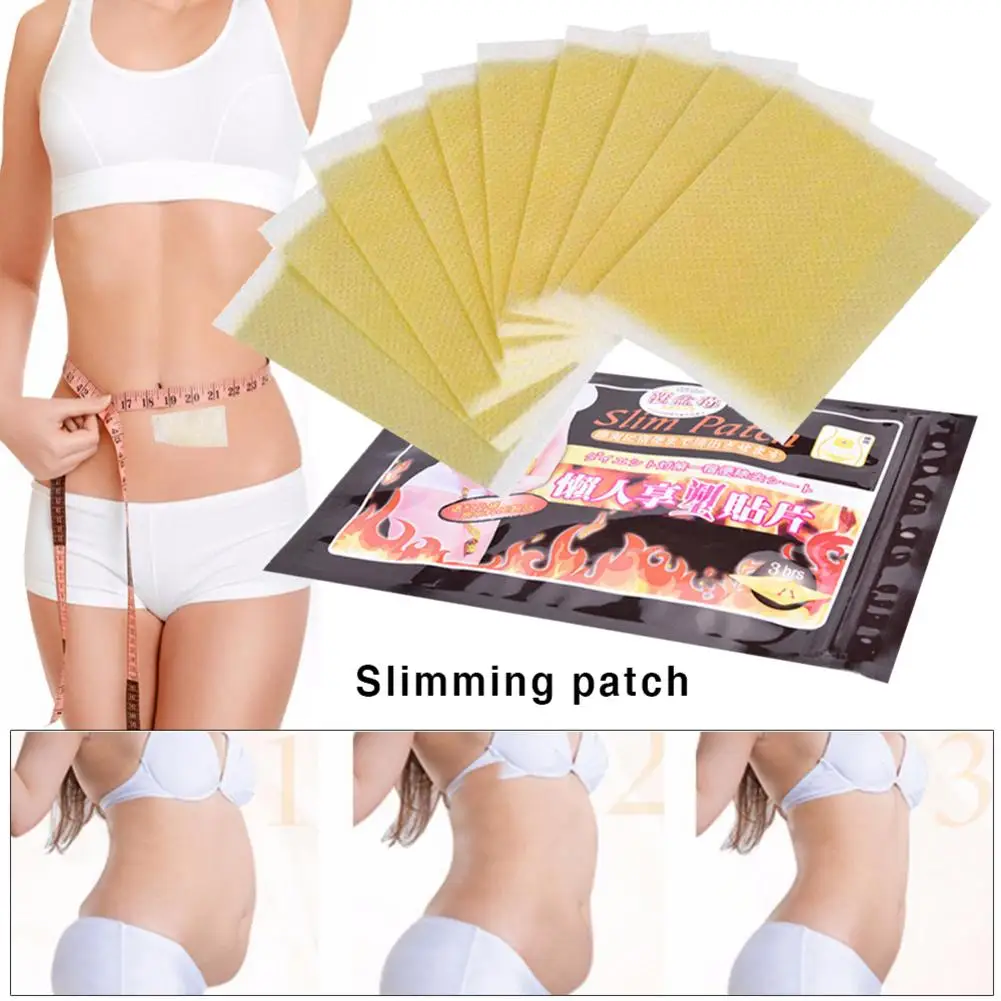 100 шт/для похудения на пупок живота патч для наклейки сжигания жира и коррекции