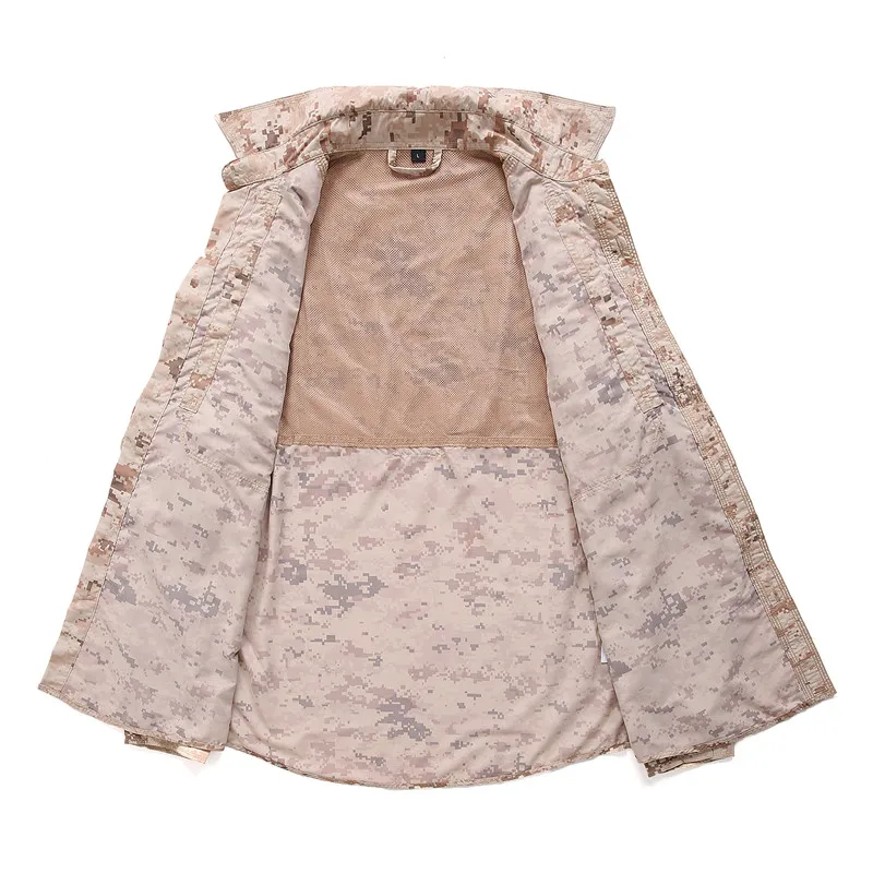 Мужская быстросохнущая дышащая куртка для кемпинга тактические рубашки мужские