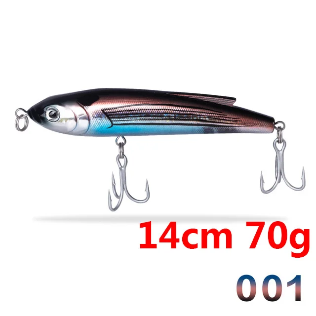 001 Hunthouse GT stickbait Тонущая приманка карандаш морская жесткая приманка для рыбалки Троллинг приманка Тунец Морская рыбалка Япония крюк Сделано noeby - Цвет: 001
