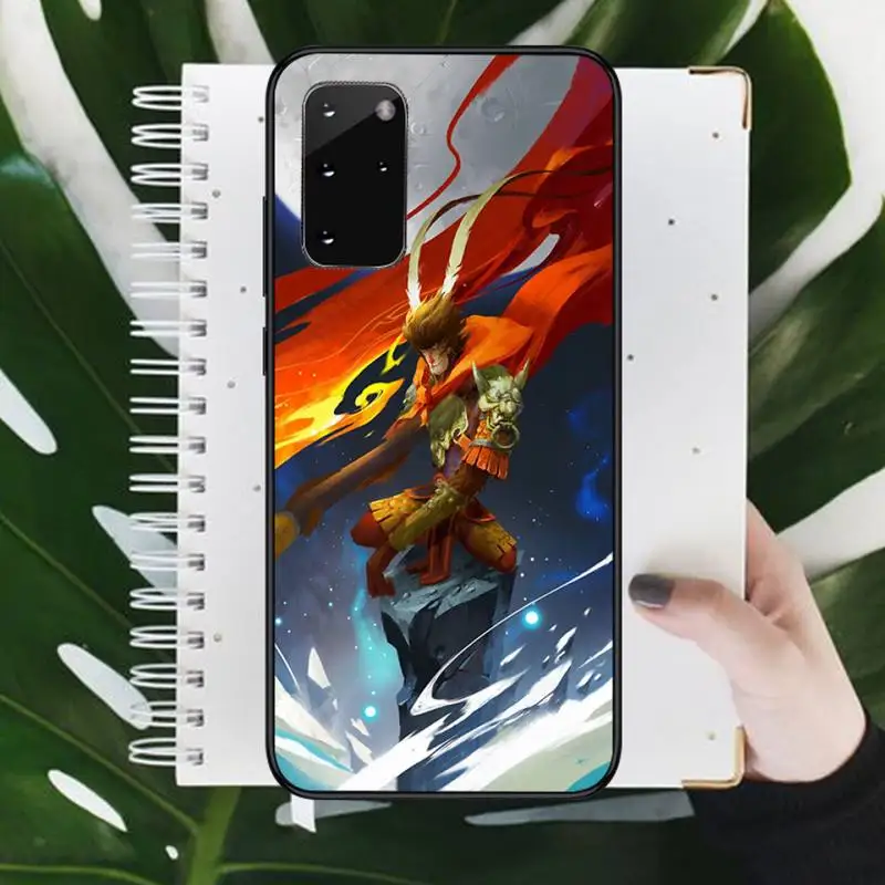 

Sun Wukong Monkey King Phone Cases For Samsung galaxy S 9 10 20 A 10 21 30 31 40 50 51 71 s note 20 j 4 2018 plus Luxury brand
