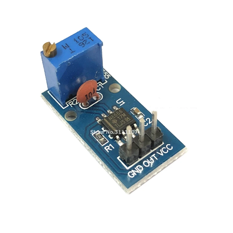 

NE555 adjustable frequency pulse generator module pulse module