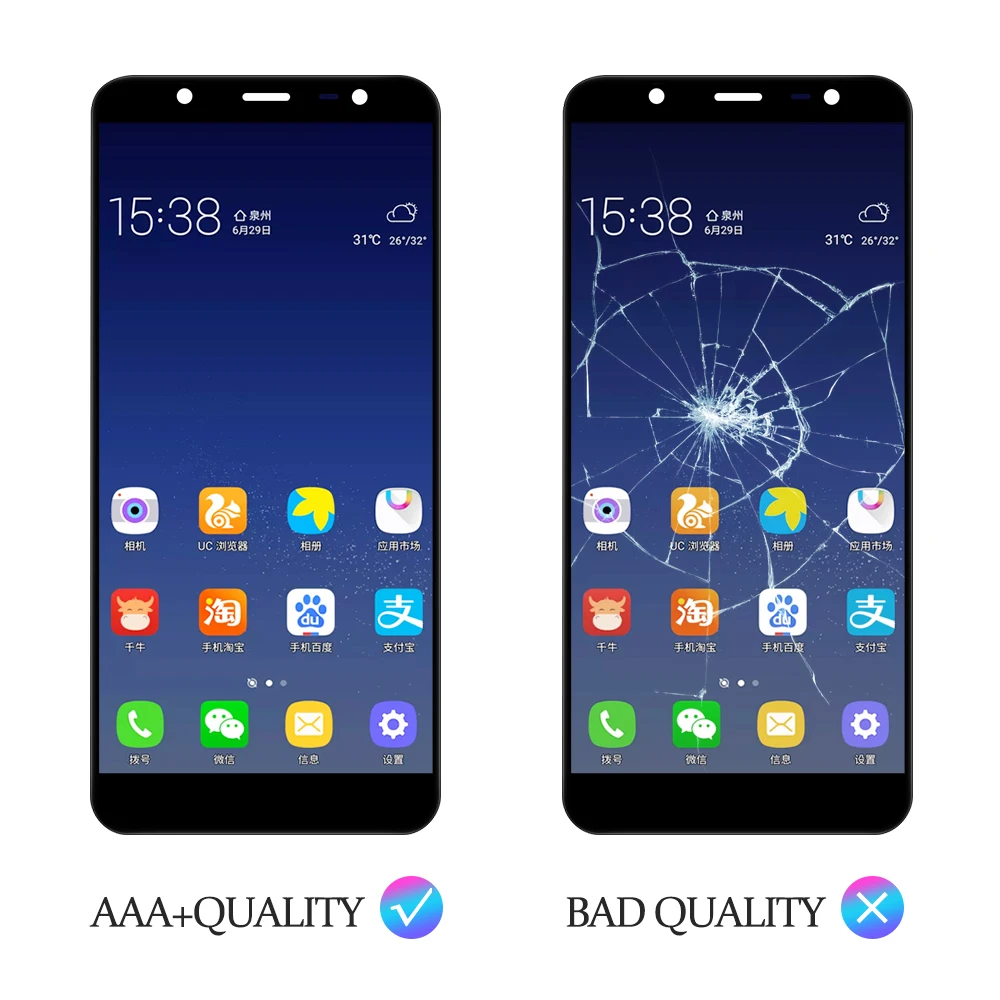 Для samsung Galaxy J8 J800 экран ЖК-дисплей сенсорный экран регулировка яркости Pancel sm-j800m J810F J810Y Замена