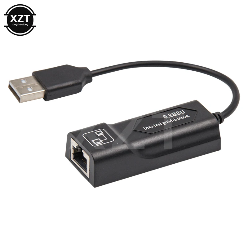 Внешний USB 2 0 Сетевая карта мини флеш накопитель к RJ45 Ethernet Lan кабель адаптер 10/100