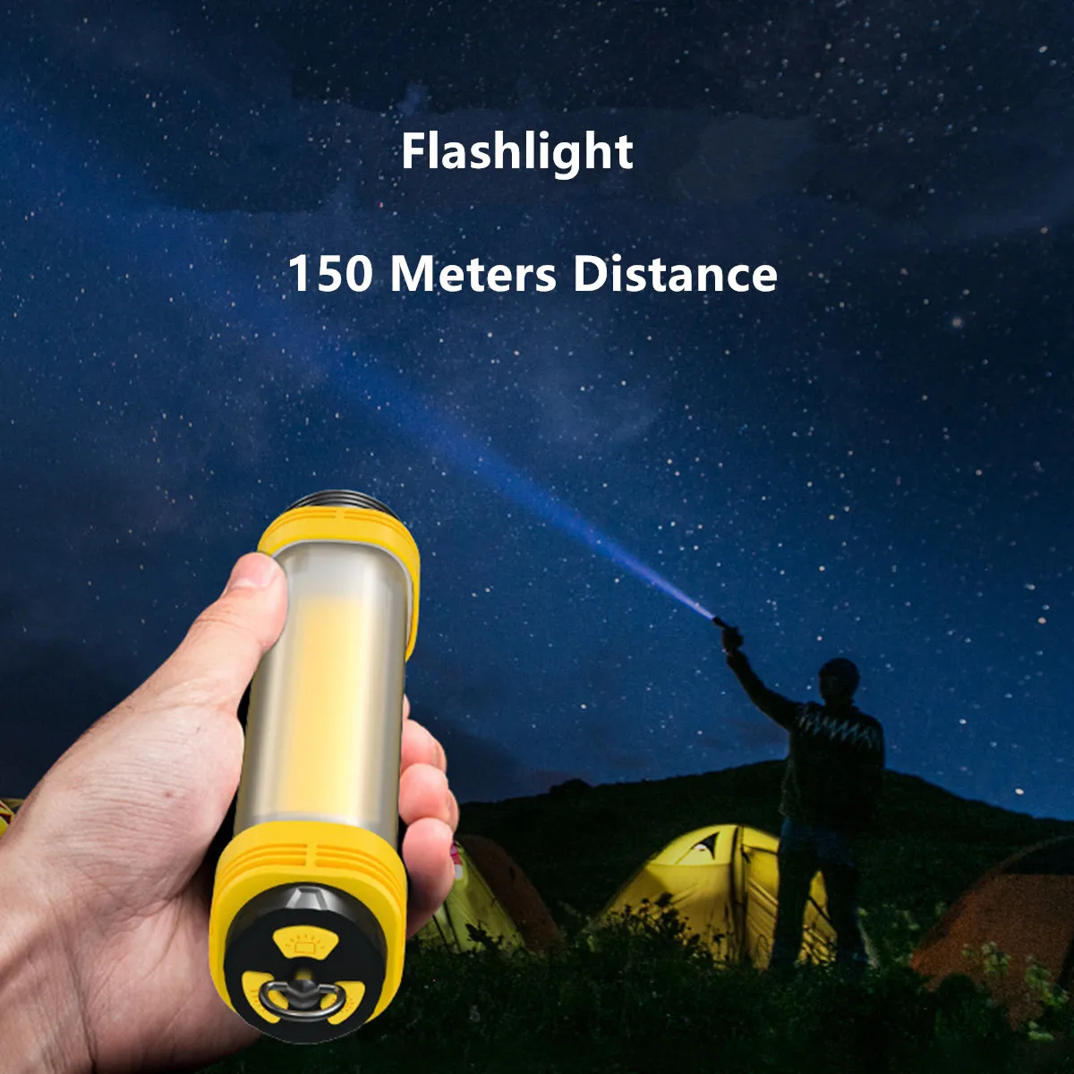 Comprar Warsun-Luz LED De Trabajo Con Imán Recargable, Potente Linterna Lateral Para Exteriores, COB, Lámpara De Emergencia Para Acampar Con Banco De Energía, Novedad De 2021