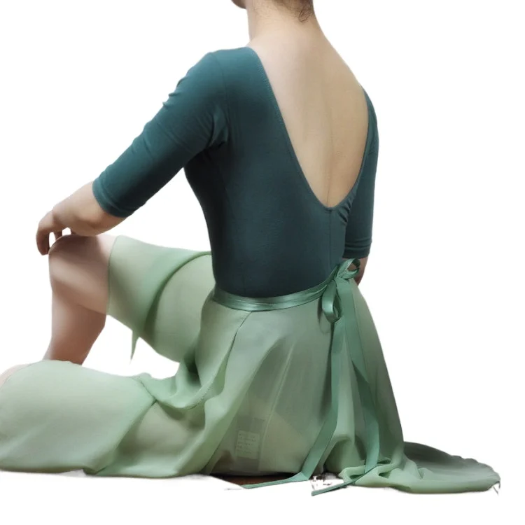 

Ballet Jumpsuits, Dance Clothes Practice Clothes, Gymnastics Ballet Lycra Cotton Back Cuffs and Chest Pads