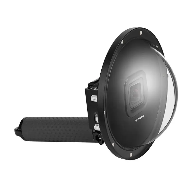 

6 inch Diving Dome Port for gopro Camera 7 6 5 Black Sports Cam With Waterproof Case Dome for gopro 7 6 5 H9EB