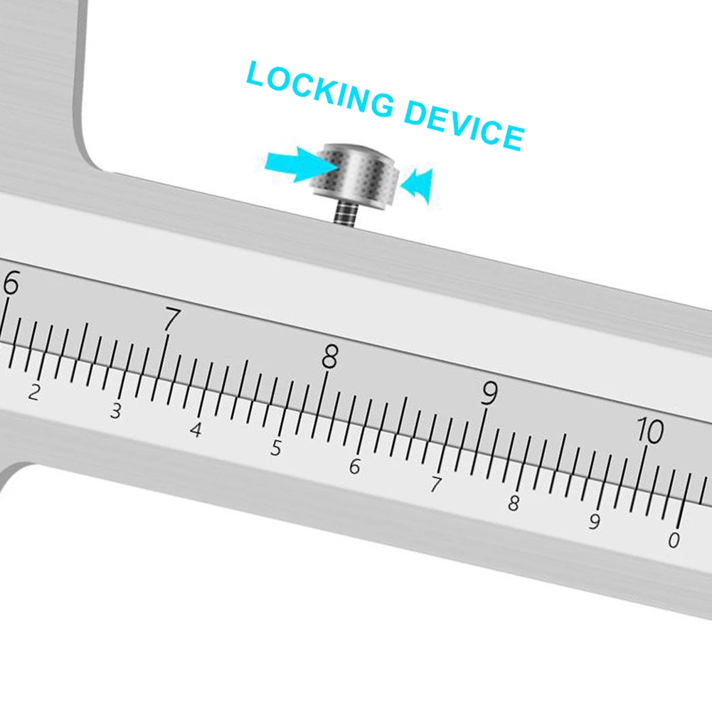

Vernier Calipers High Precision Integrated Depth Measuring Caliper Metric Gauge 0-200MM/0-150MM Made Of 45CR And Alloy Material